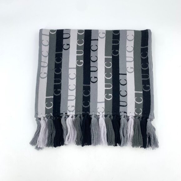 Gucci Color-block wool scarf - Picture 1 of 9